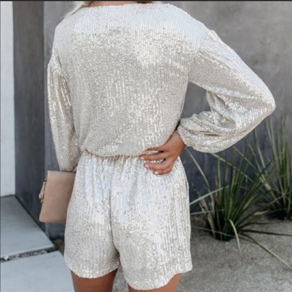 Vici Sequin Romper - Picture 3 of 8